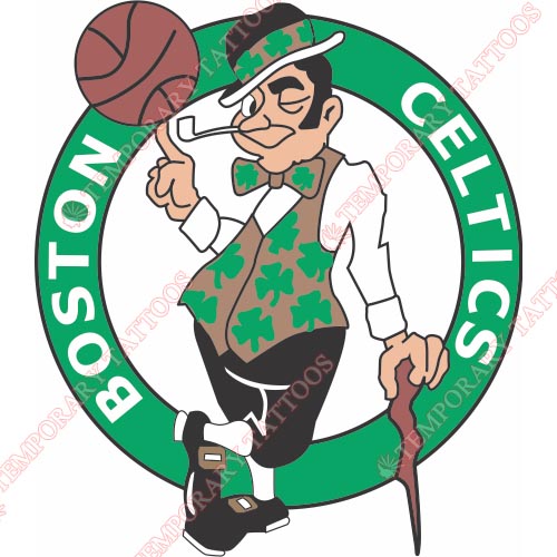 Boston Celtics Customize Temporary Tattoos Stickers NO.914